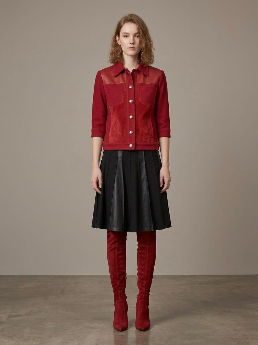 CHAQUETA TEXAS CUERO GAMUZA